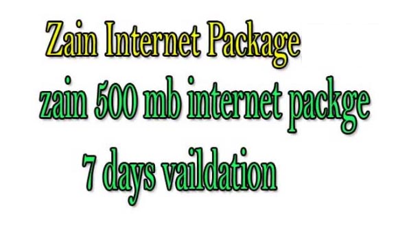 zain internet offer 500mb